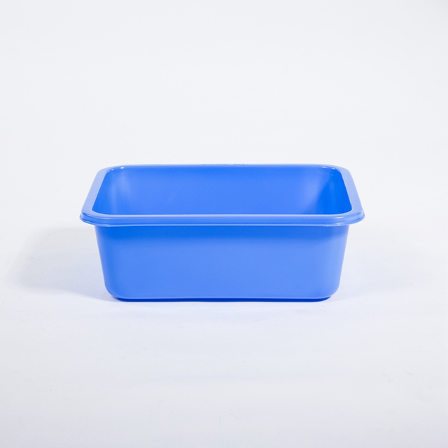 Plateau en plastique HDPE Plateau rectangulaire emboîtable de qualité alimentaire