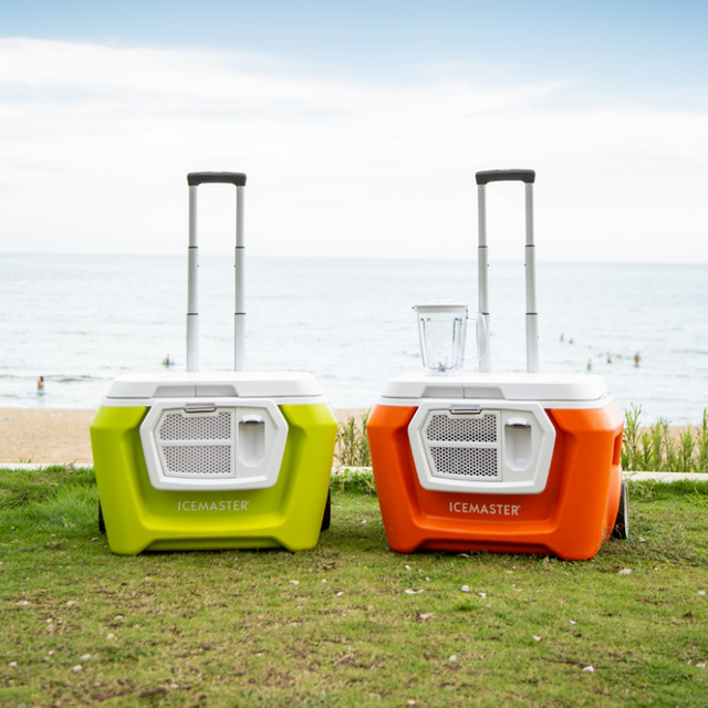 Refroidisseur à roues de stockage de nourriture en plein air 54L pour la plage